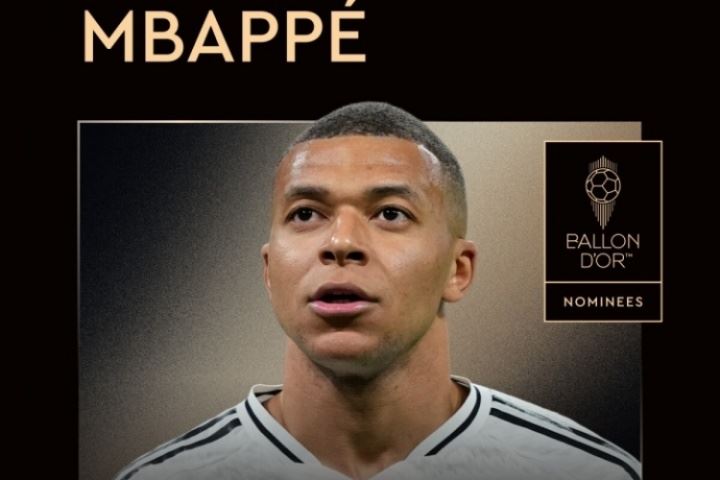 姆总何时捧杯😢26岁姆巴佩近8次金球提名从未缺席，但最高仅第3