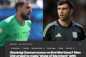 布朗：曼联能签多纳鲁马就太棒了，他比大马丁年轻&门线技术很强