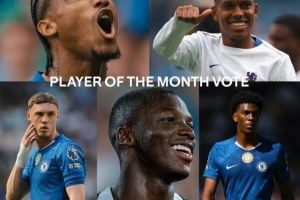 切尔西官方8月最佳球员候选：若昂-佩德罗领衔，埃斯特旺在列