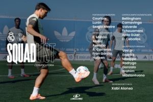 皇马对阵黄潜大名单：姆巴佩、维尼修斯在列，米利唐回归