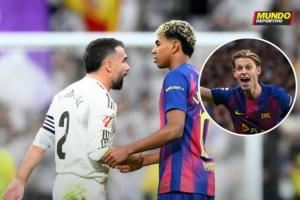 德容谈冲突：卡瓦哈尔可以私下和亚马尔谈，而不是在场上做手势