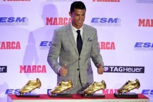 十年前C罗联赛35场48球斩欧洲金靴，皇马队史一共3位欧洲金靴得主